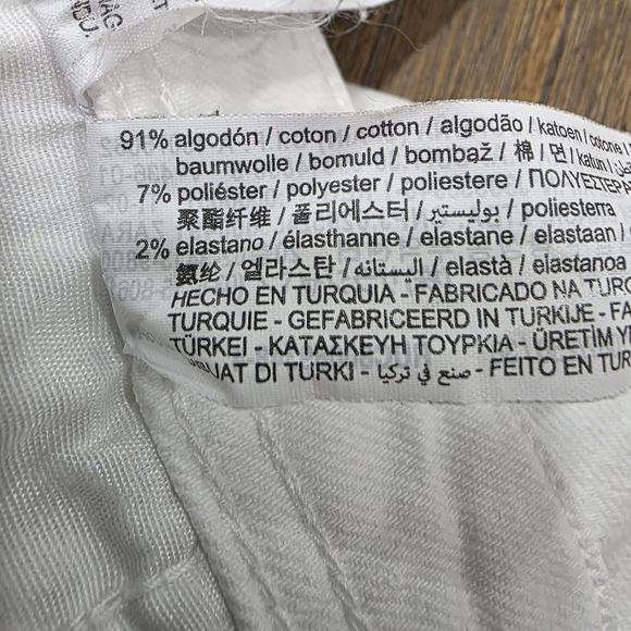 ZARA White High Rise Skinny Ankle Jeans Size 4 Stretch Denim - Picture 9 of 10